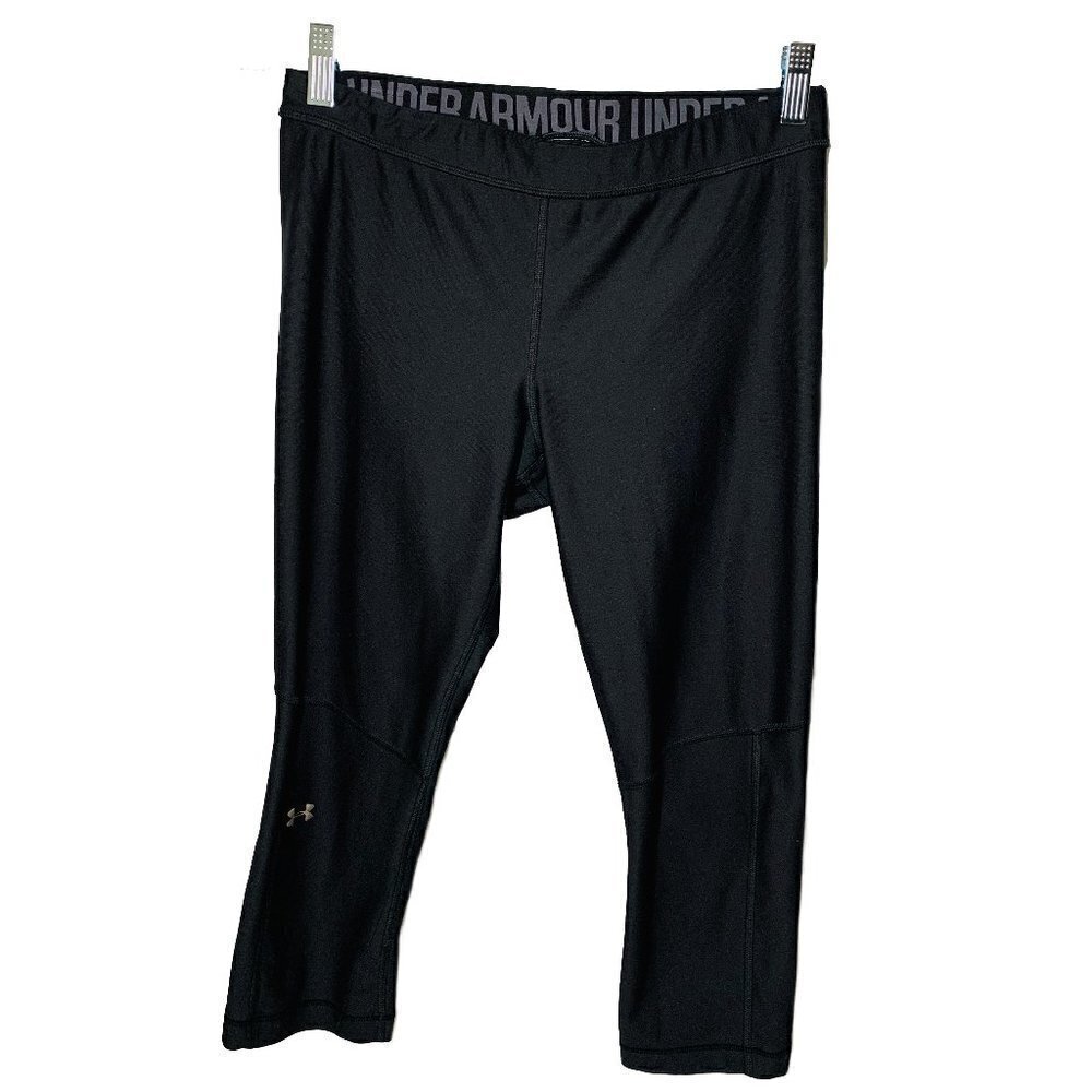 Under Armour Women's Black Cropped Leggings Size S